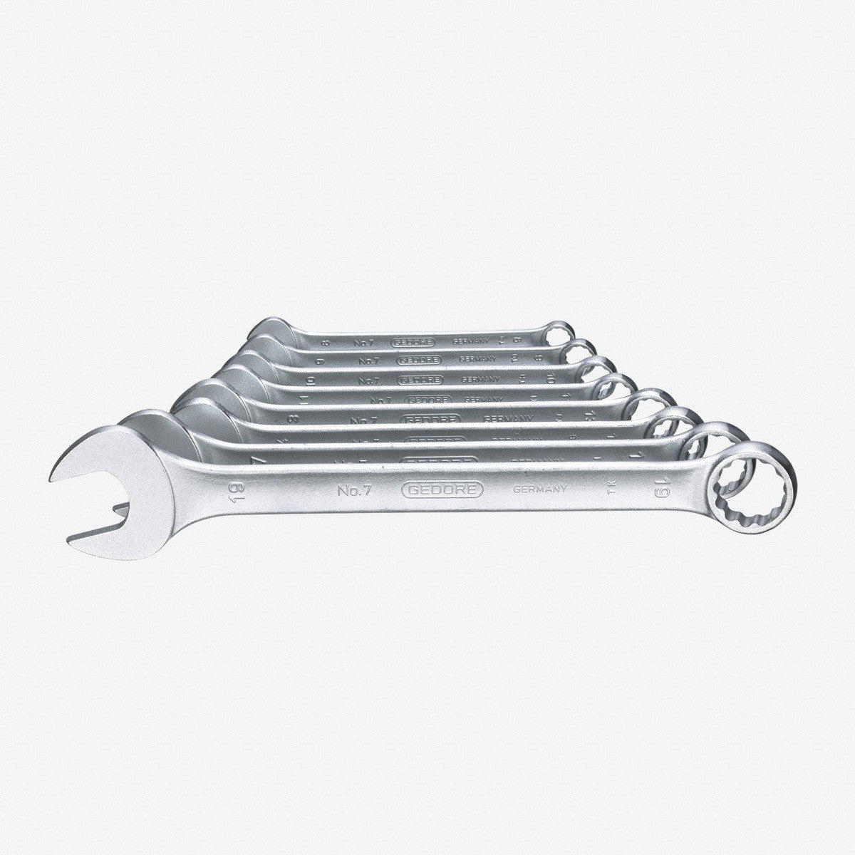 Gedore 6092850 7-080 Combination spanner set 8 pcs UD profile 8-19 mm