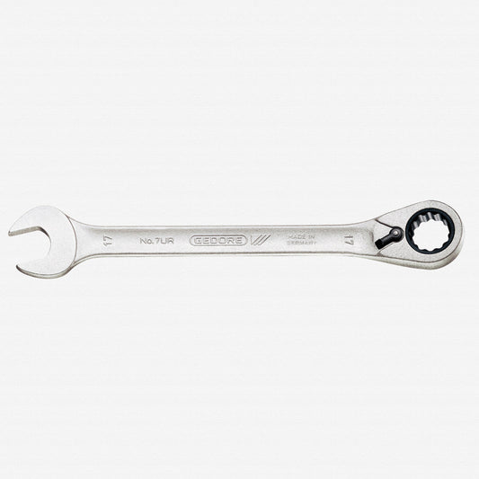 Gedore 2297302 7 UR 13 Combination ratchet spanner, reversible, 13 mm