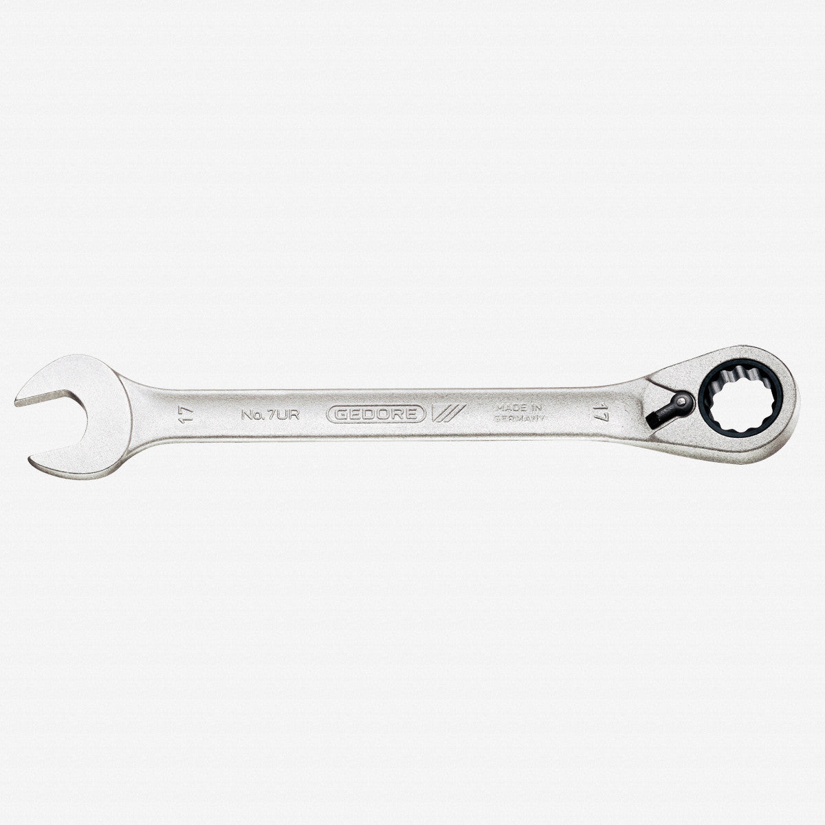 Gedore 2297310 7 UR 14 Combination ratchet spanner, reversible, 14 mm