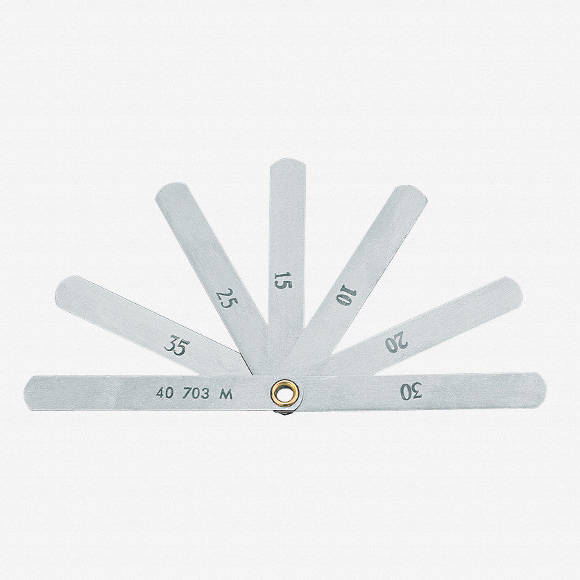 Gedore 6549140 703 M Valve feeler gauge 0.1 - 0.4 mm