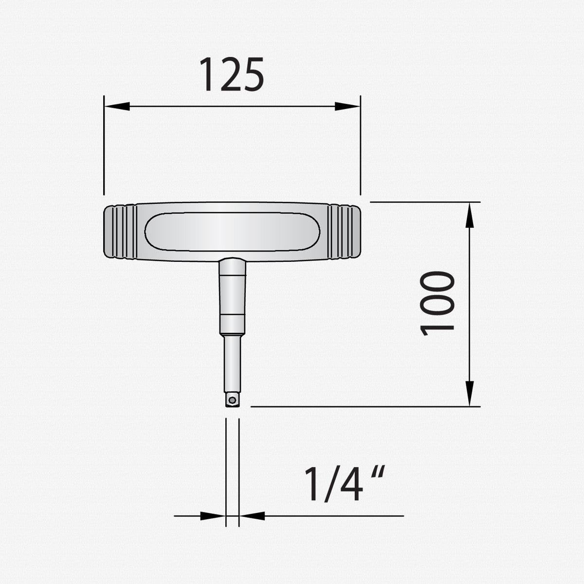 Gedore 1947958 763-05 Torque wrench DREMOMETER T-FS 1/4" pre-set 5 Nm