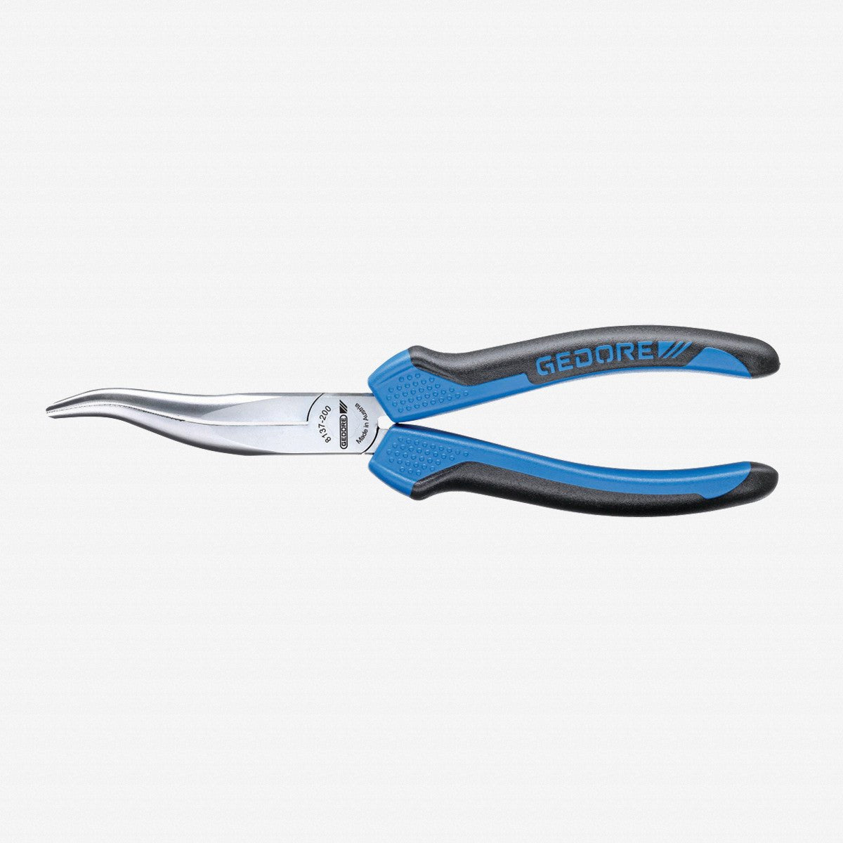 Gedore 6723190 8137-200 JC Mechanics pliers, without wire cutter, offset pattern 200 mm