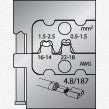 Gedore 1830643 8140-10 Module insert for flat plugs 4.8