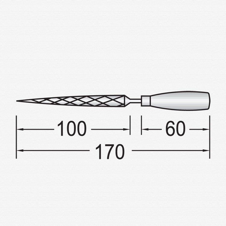 Gedore 6771910 8728 Key file set, 6 pieces