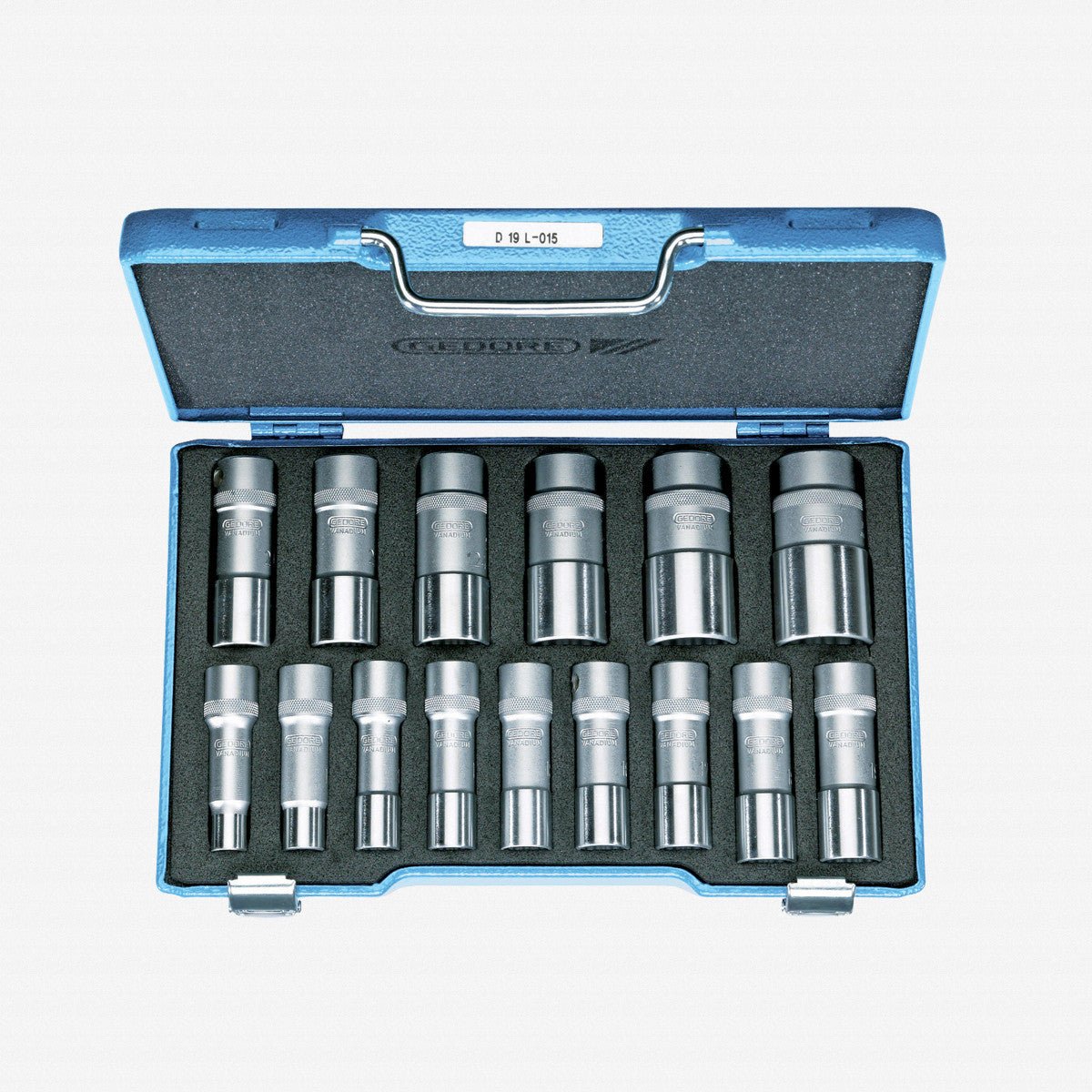 Gedore 2190214 D 19 L-015 Socket set 1/2" 15 pcs UD 10-32 mm