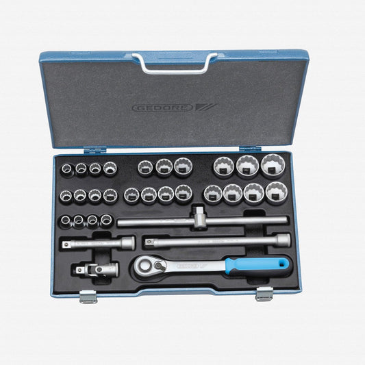 Gedore 2546043 D 19 XMAU-20 Socket set 1/2" 31 pcs