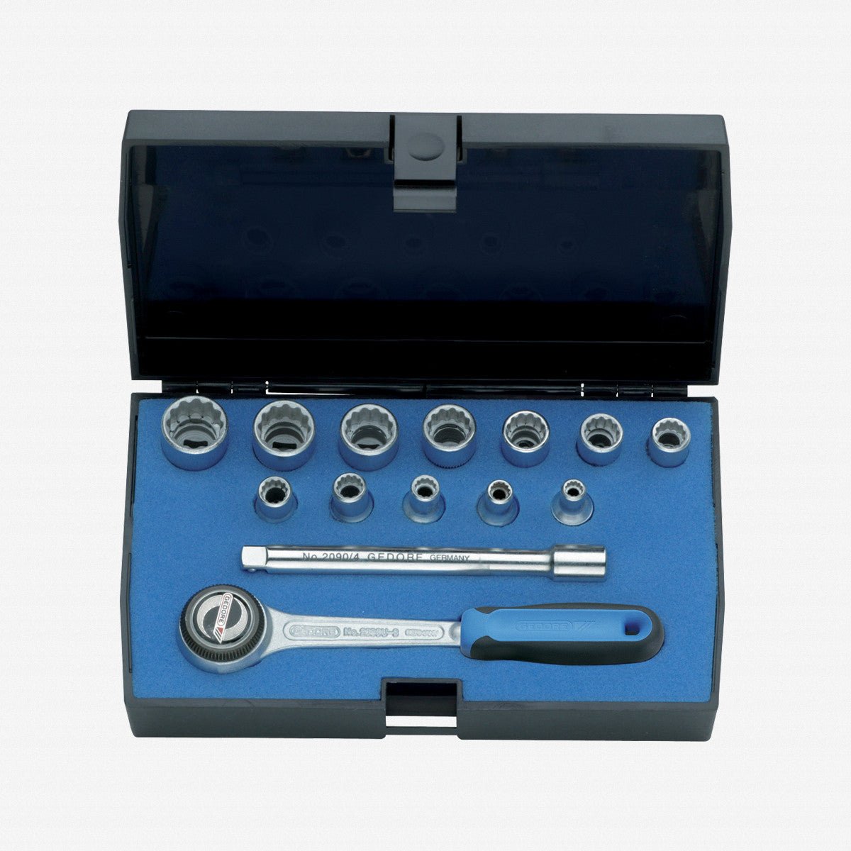 Gedore 1815598 D 20 DMU-3 Socket set 1/4" 13 pcs UD 4-13 mm