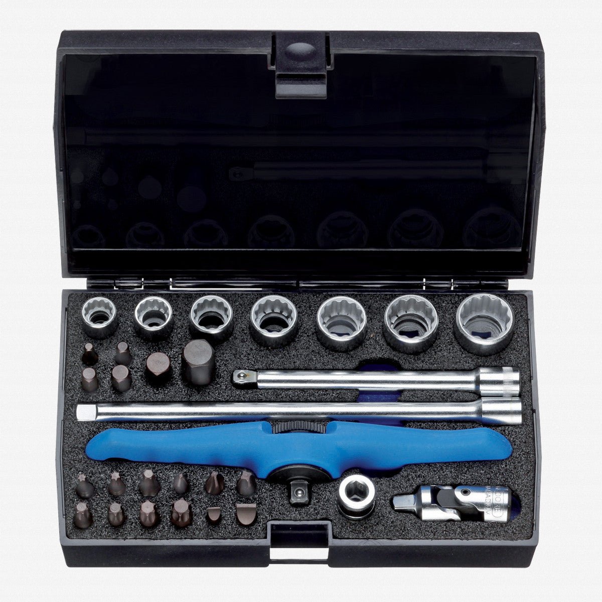 Gedore 2190281 D 20 MOT Basic Motorcycle tool set 1/4", 30 pcs