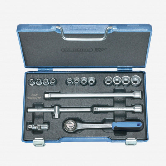 Gedore 6240200 D 30 GMU-3 Socket set 3/8" 17 pcs UD 6-19 mm