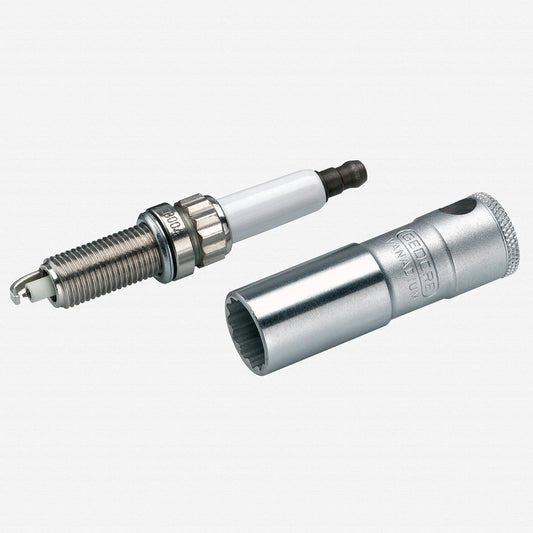 Gedore 1793586 D 55 Spark plug socket with retention spring 14 mm 3/8"