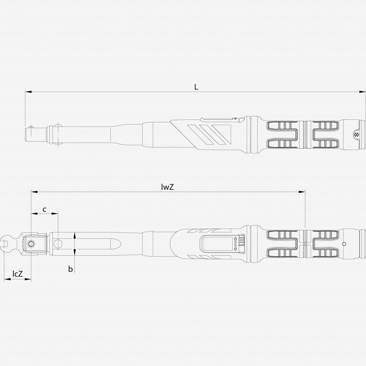 Gedore 2641526 DMZ 200 Torque wrench DREMASTER Z 16, 40-200 Nm