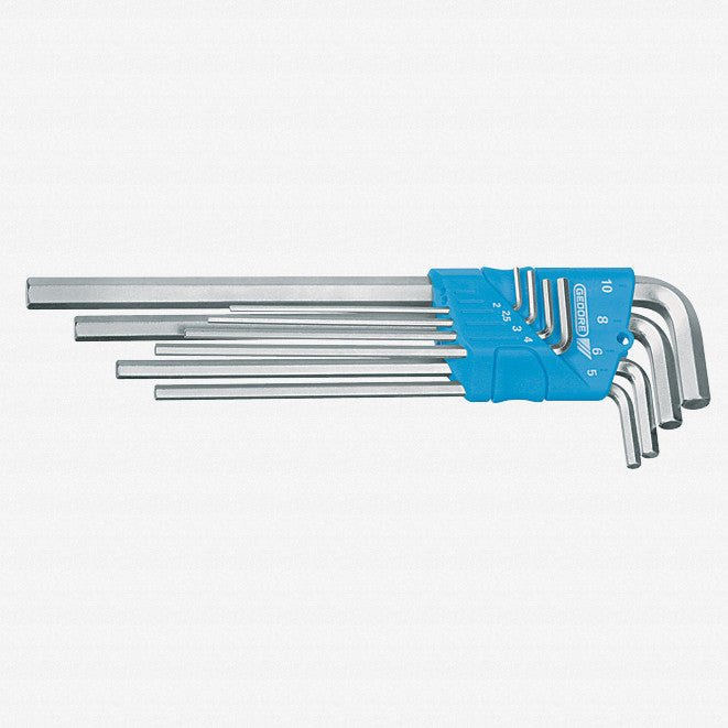 Gedore 1543555 H 42 EL-88 A Hexagon Allen key set long, in holder 8 pcs AF