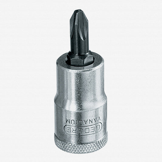 Gedore 6656650 IKS 19 2 Screwdriver bit socket 1/2" PH 2