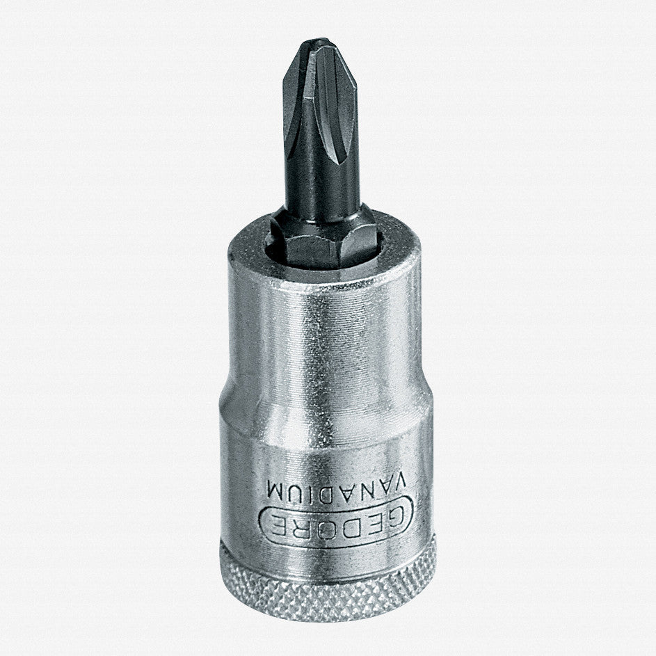 Gedore 6656810 IKS 19 4 Screwdriver bit socket 1/2" PH 4