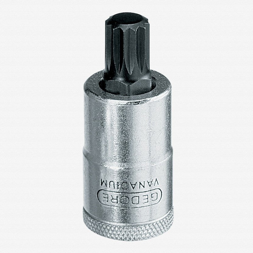 Gedore 6158890 INX 19 5 Screwdriver bit socket 1/2" XZN M5