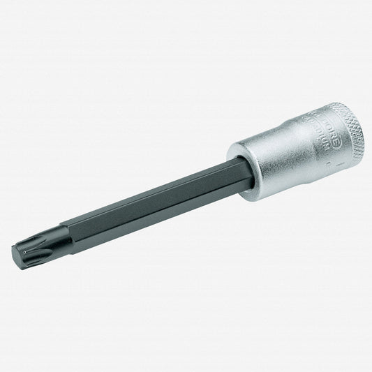 Gedore 1394193 ITX 30 L T27 Screwdriver bit socket 3/8", long TORX® T27