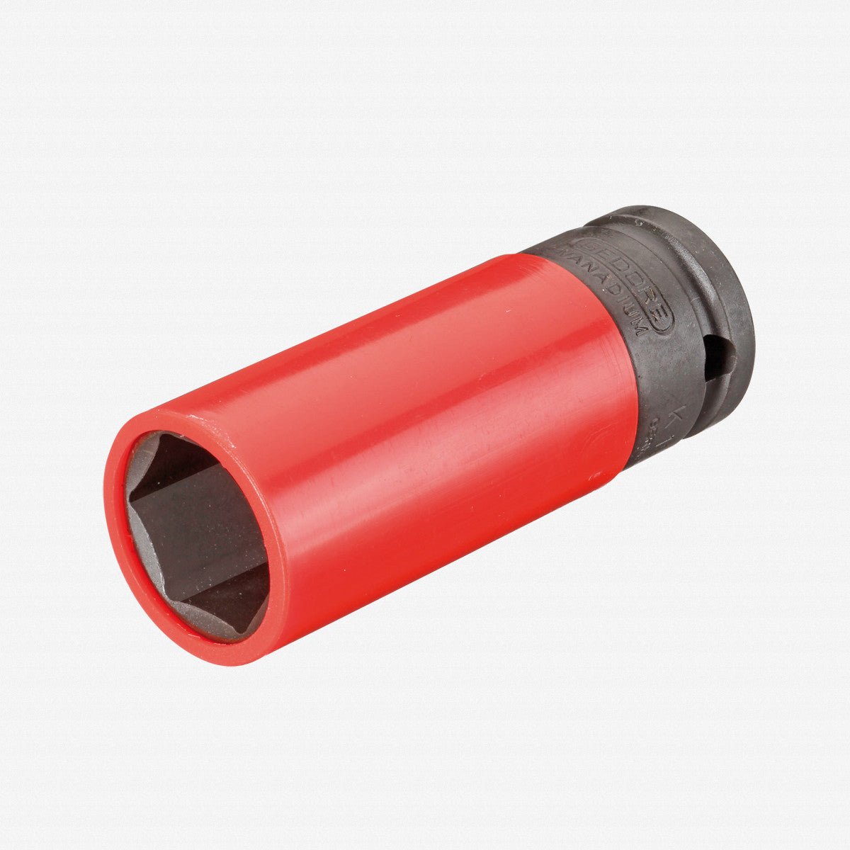 Gedore 2178230 K 19 LS 21 Impact socket 1/2" with protective sleeve, 21 mm