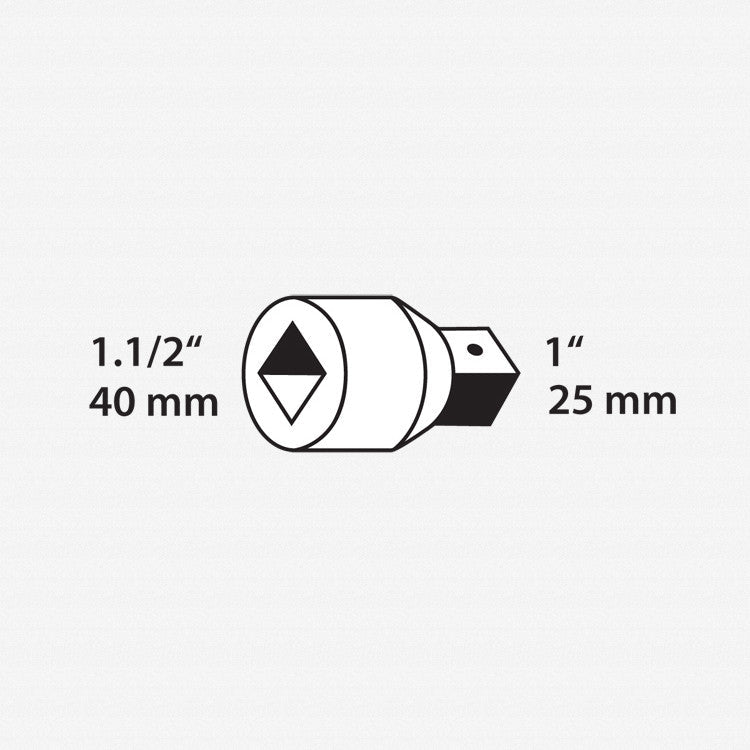 Gedore 6676410 KB 3721 Impact reducer 1.1/2" to 1"