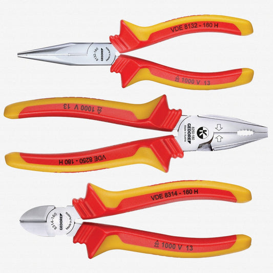 Gedore 1692291 RZB2-11 VDE pliers set 3 pcs
