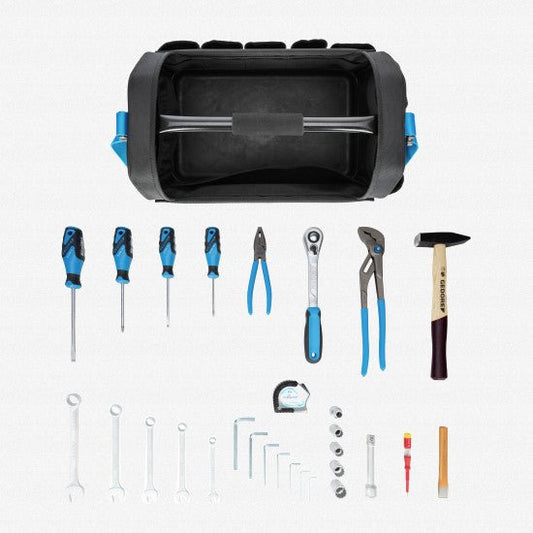 Gedore 3100448 S 1072-001 Tool Bag with Tools, 29 pcs