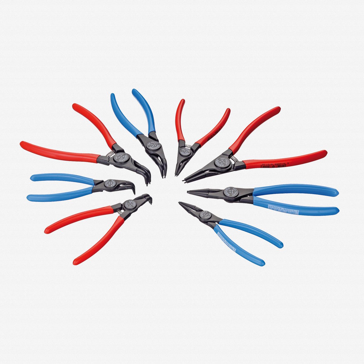 Gedore 6700490 S 8008 Set of circlip pliers, 8 pcs