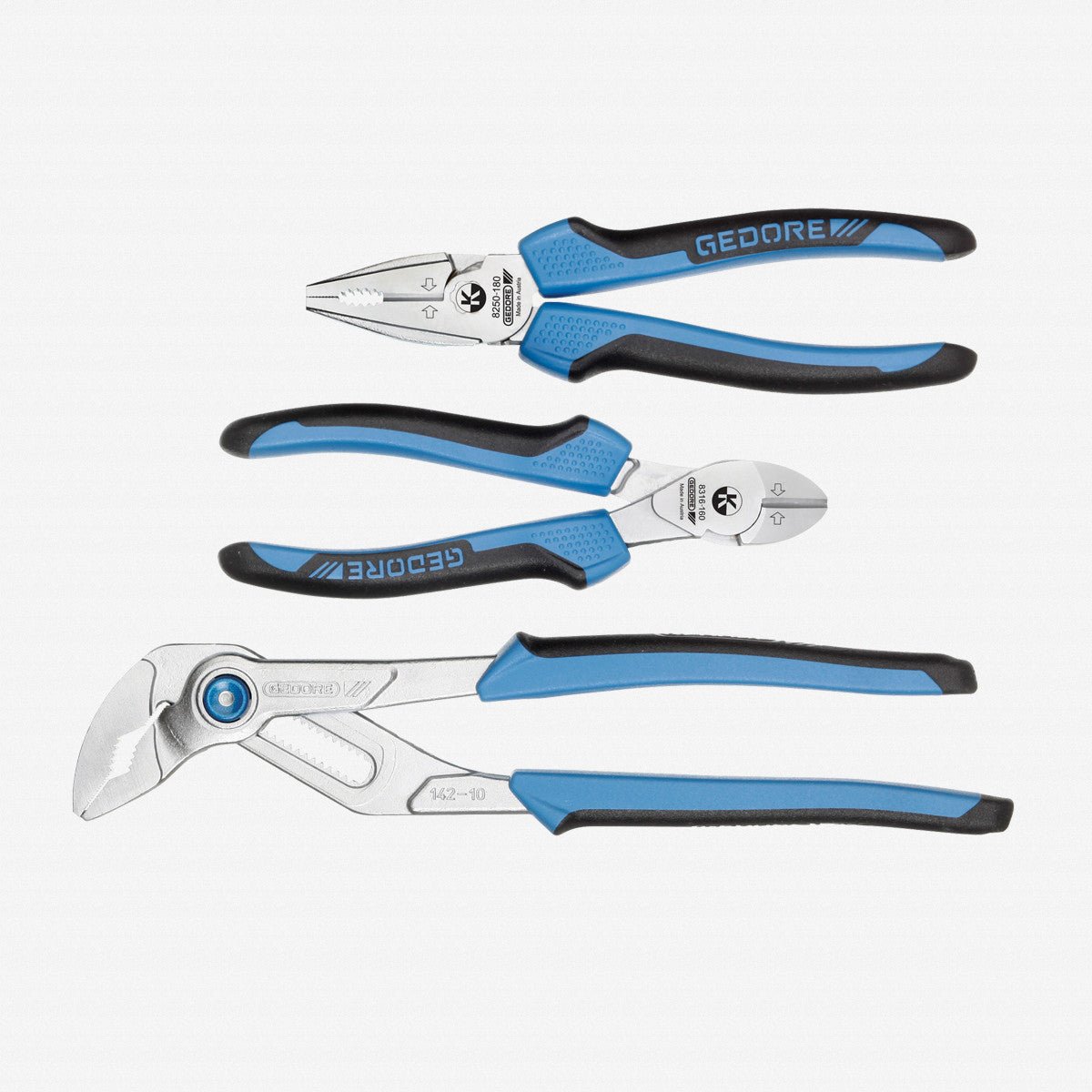 Gedore 6703160 S 8303 JC Pliers set, 3 pcs