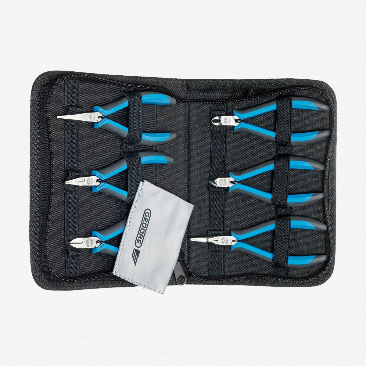 Gedore 1955551 S 8305 ESD Electronic pliers set, 6 pieces