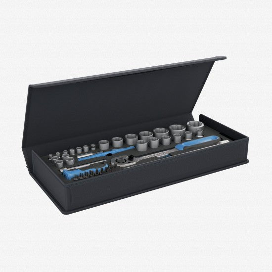 Gedore 3085031 TC 19-20-MU-10 Socket Set, 1/4" - 1/2", 52 pcs