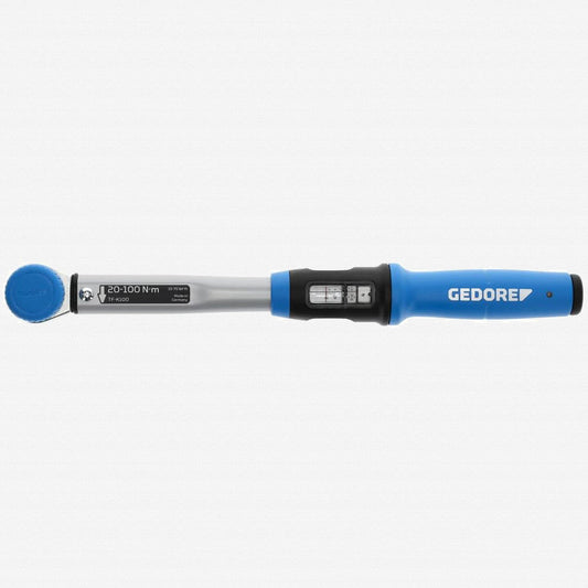 Gedore 3278379 TF-K100 Torcofix K Ratcheting Torque Wrench, 1/2" Drive, 20 - 100 Nm