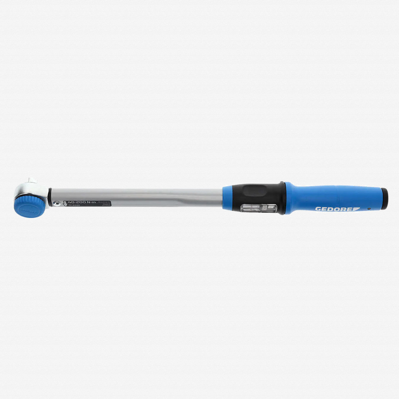 Gedore 3278387 TF-K200 Torcofix K Ratcheting Torque Wrench, 1/2" Drive, 40 - 200 Nm