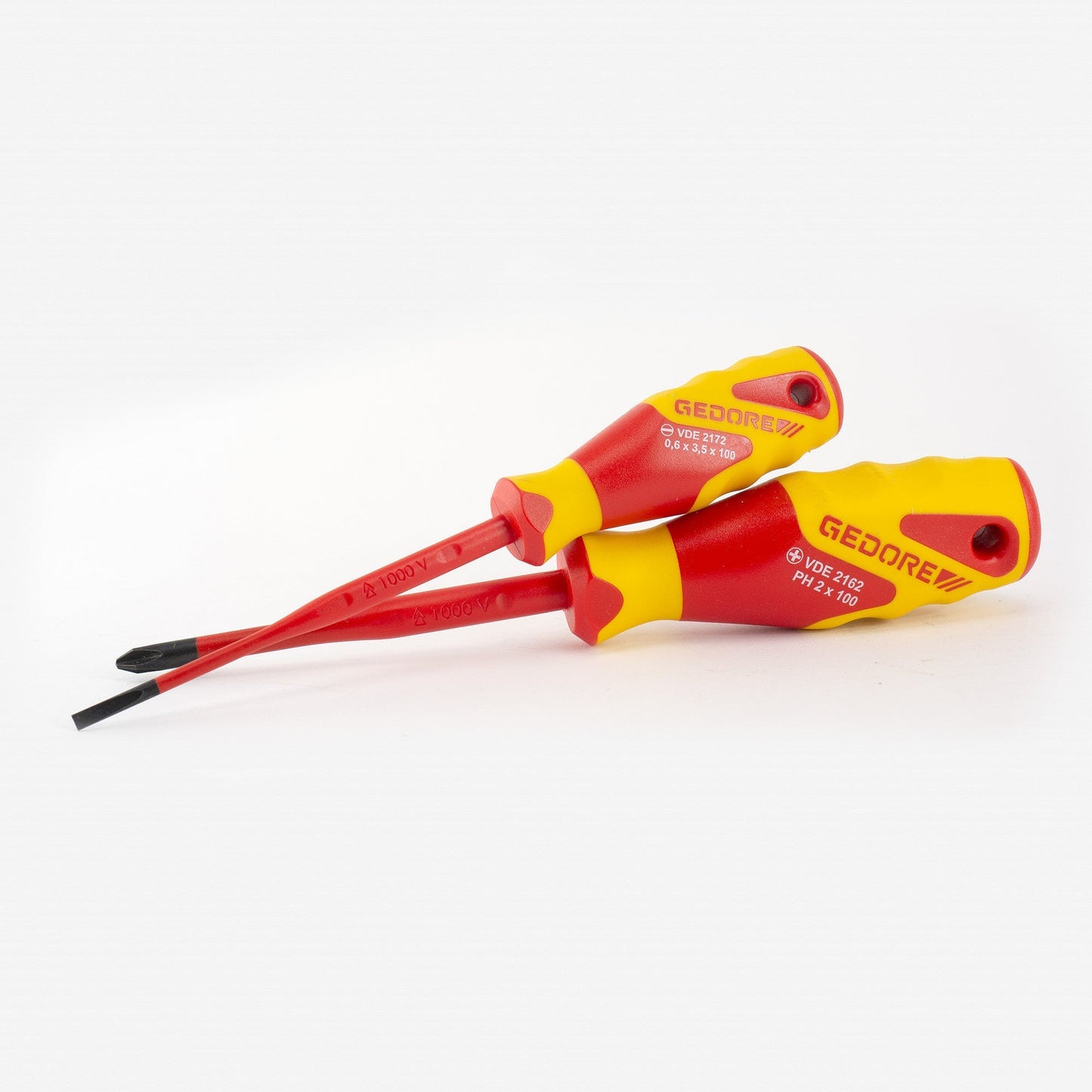 Gedore 2928736 VDE 2162-2172 PH-02 SLIM DRIVE 2 Pc Insulated Screwdriver Set