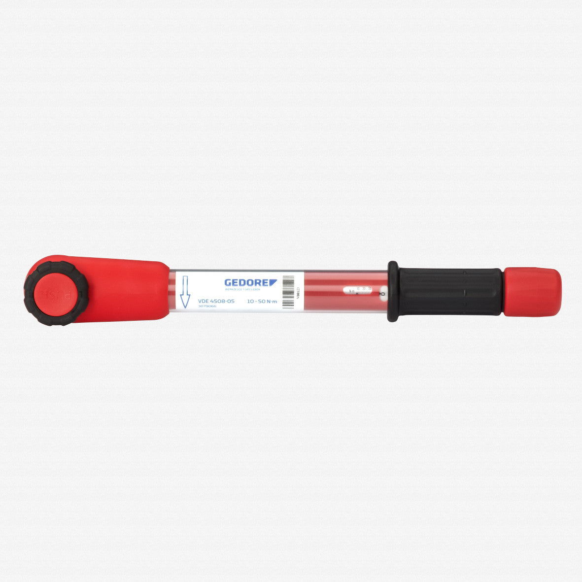 Gedore 3079066 VDE 4508-05 Torque Wrench, 1/2" Drive, 10-50 Nm