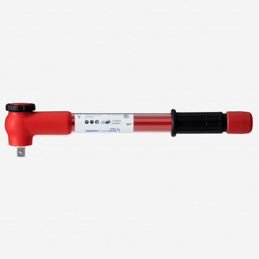 Gedore 3079066 VDE 4508-05 Torque Wrench, 1/2" Drive, 10-50 Nm