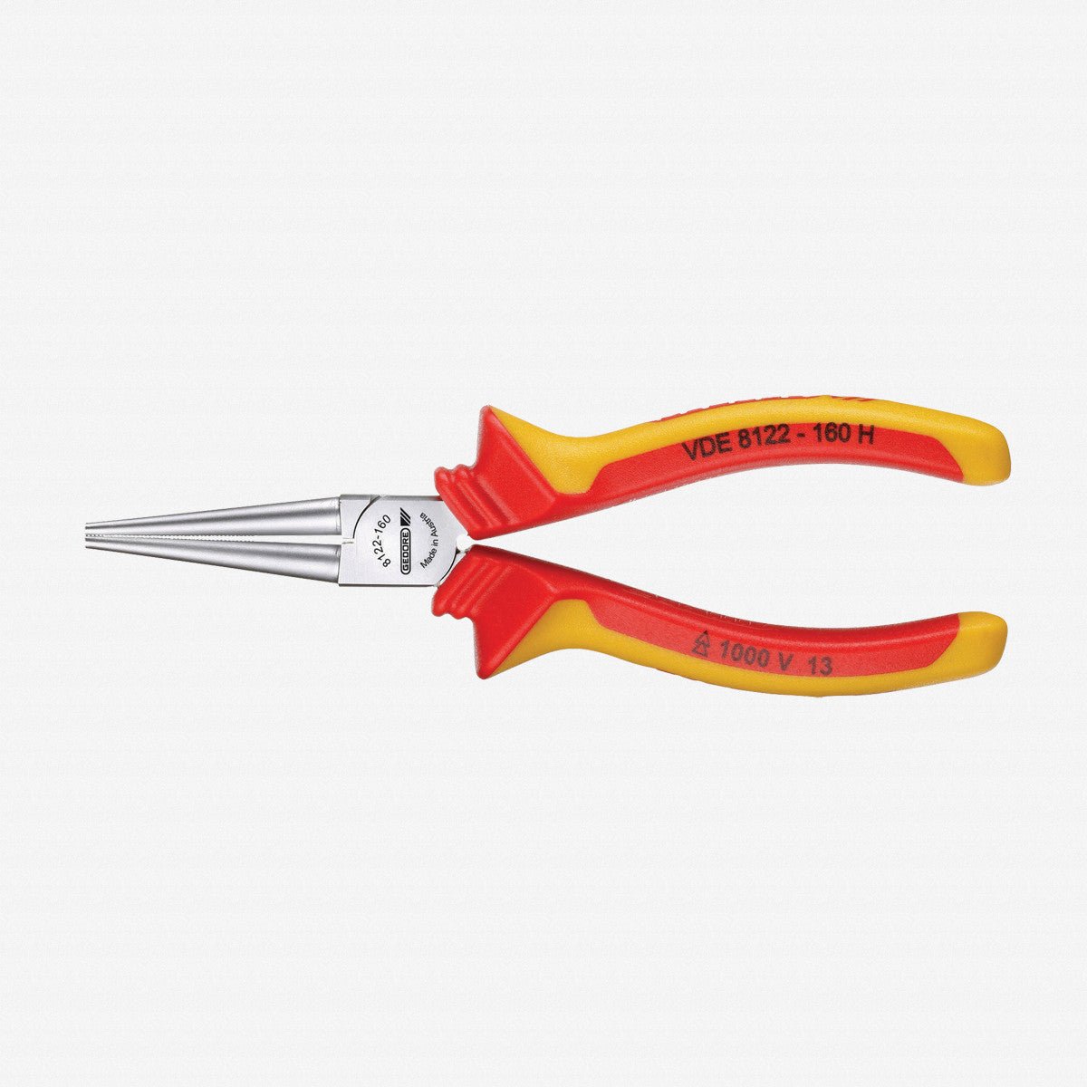 Gedore 1552104 VDE 8122-160 H VDE Round nose pliers with VDE insulating sleeves