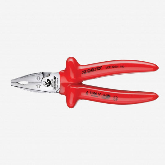 Gedore 1429582 VDE 8250-160 VDE Heavy duty combination pliers with VDE dipped insulation 160 mm