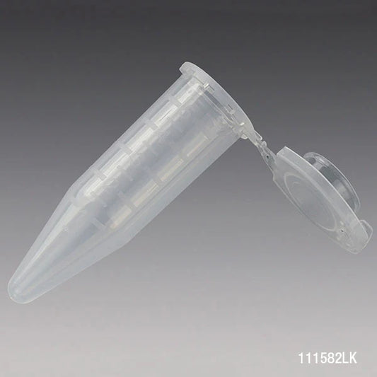 Globe Scientific 111582LK Diamond Midi Centrifuge Tube 5.0mL PP Attached Locking Snap Cap Graduated Natural Lot Certified Rnase Dnase Pyrogen ATP and Human DNA Free