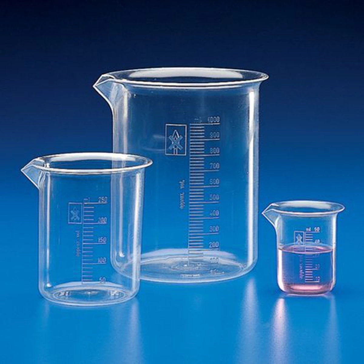 Globe Scientific 601433 Flask PP Volumetric with Screw Cap 250mL