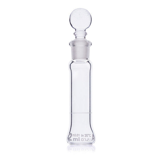 Globe Scientific 8200002 Flask Volumetric Globe Glass 2mL Class A To Contain (TC) ASTM E237 6/Box