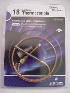 White Rodgers H06E-18 Universal Replacement Thermocouple-18"