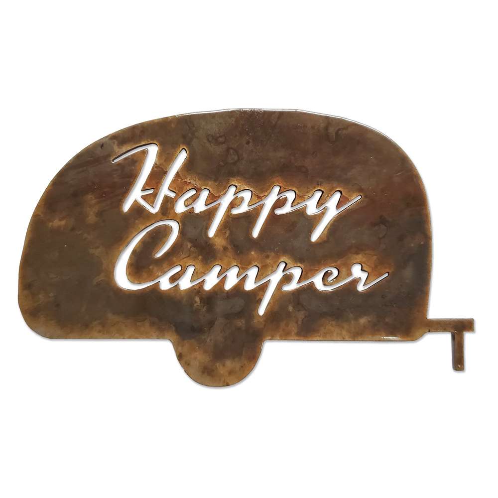 Paradise Clay PAR513 Happy Camper MAGNET