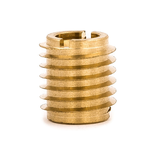 E-Z Knife™ Threaded Insert for Hard Wood - Brass - M5-0.8 (Pack of 10)