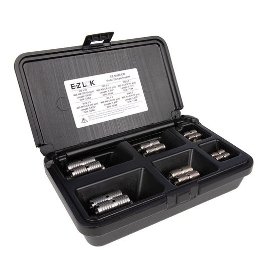 E-Z Knife™ Threaded Insert Assortment Kit for Hard Wood - Stainless Steel - M3-0.5 to M10-1.5