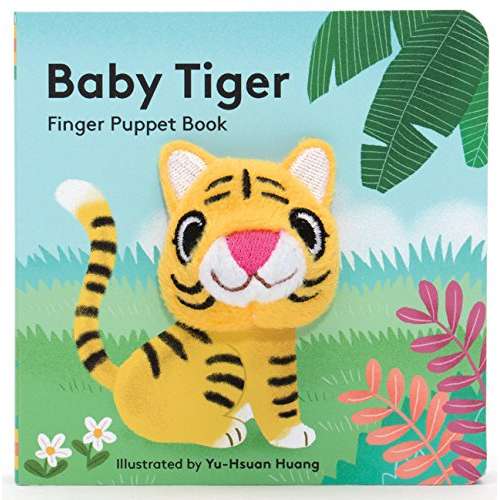 Paradise Clay HCB096 Baby Tiger - Finger Puppet Book