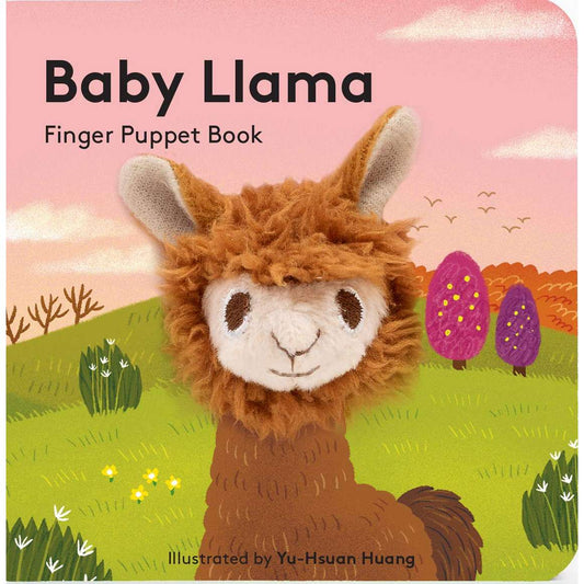 Paradise Clay HCB098 Baby Llama - Finger Puppet Book