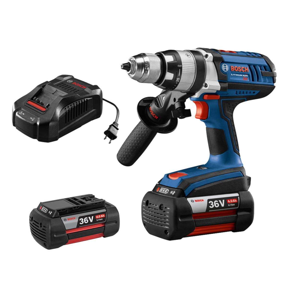 Bosch HDH361-01 36V Hammer Drill/Driver w/ (2) 4 Ah Batteries