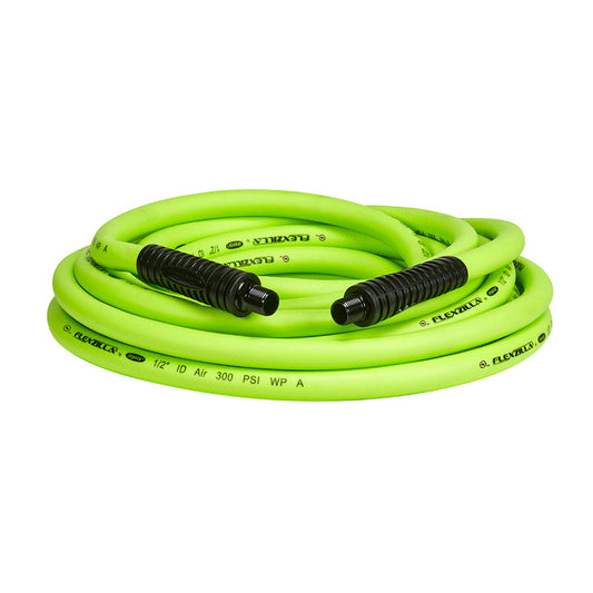 FlexZilla HFZ1225YW3 Air Hose, 1/2" x 25', 3/8" MNPT Fittings