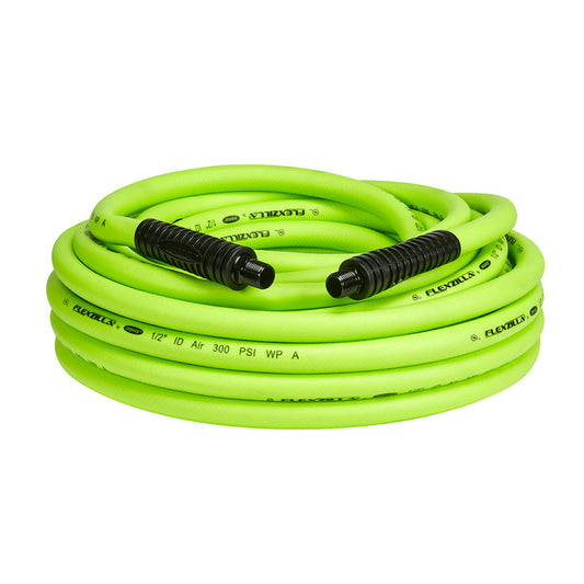 FlexZilla HFZ1250YW3 Air Hose, 1/2" x 50', 3/8" MNPT Fittings