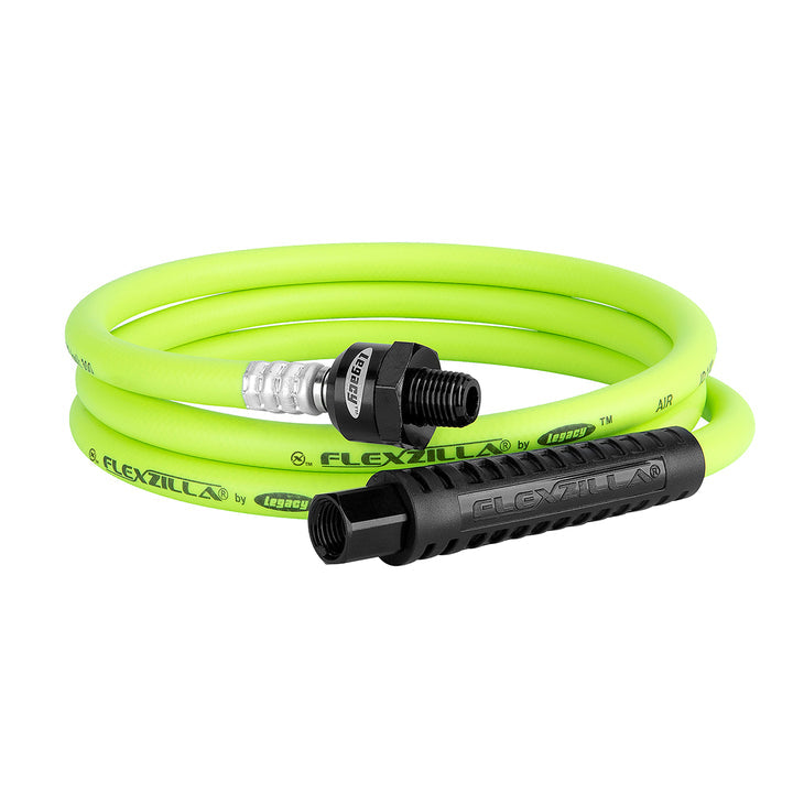 FlexZilla HFZ1405YW2B Whip Hose with Ball Swivel, 1/4" x 5'
