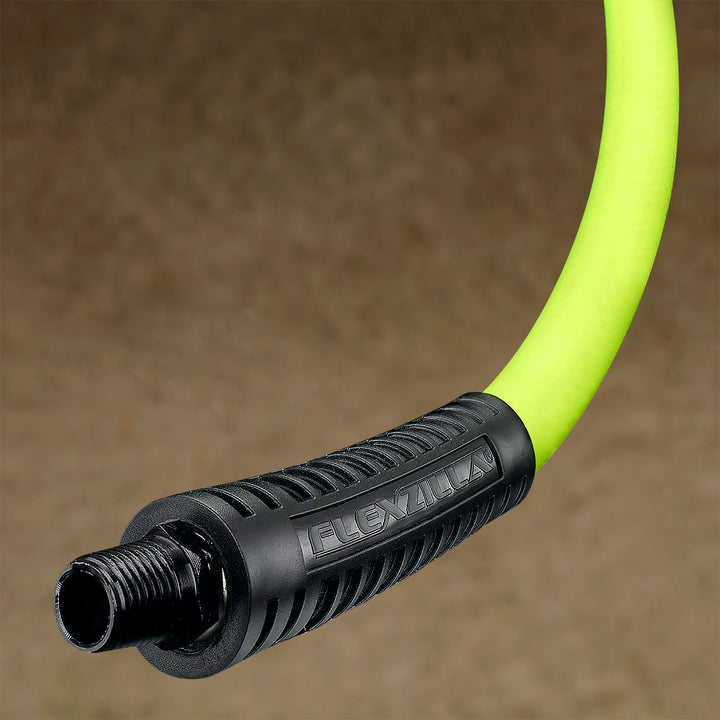 FlexZilla HFZ1250YW3 Air Hose, 1/2" x 50', 3/8" MNPT Fittings