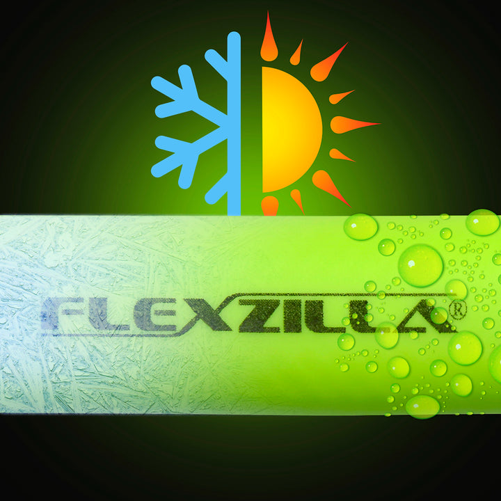 FlexZilla HFZ1225YW3 Air Hose, 1/2" x 25', 3/8" MNPT Fittings